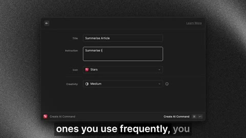 Beat 8: Custom command