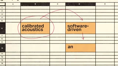 Beat 15: Calibrated acoustics