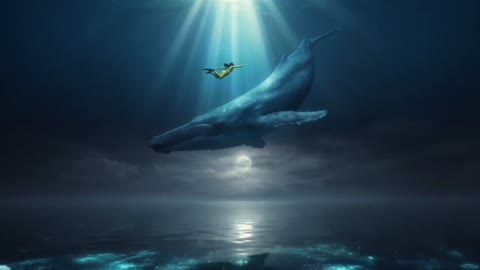 Beat 12: Swimmer and whale