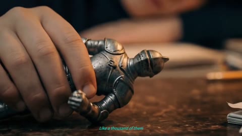 Beat 15: Toy dragon and knight
