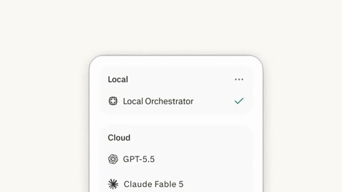 Beat 4: Model picker