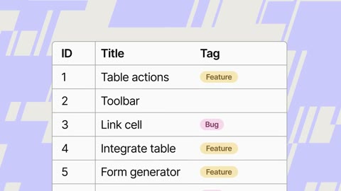 Beat 8: Table appears