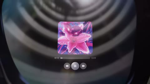 Beat 7: Music player in lens