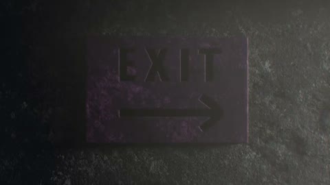 Beat 8: Exit sign