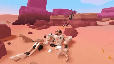 Beat 9: Desert world and robot