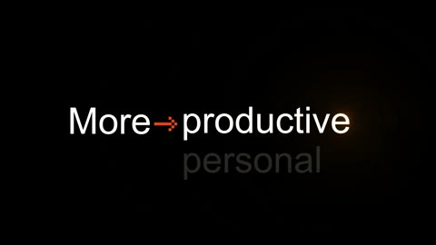 Beat 4: More productive, personal