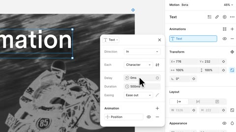 Beat 3: Animation menu