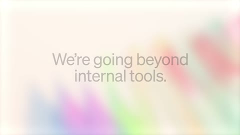 Beat 1: Beyond internal tools