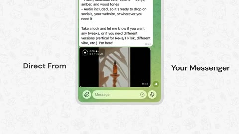 Beat 5: Direct from your messenger