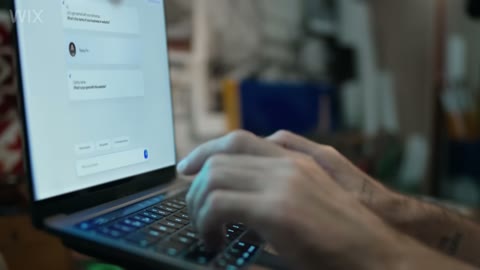 Beat 6: Typing hands