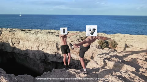Beat 4: Cliff stunt gag