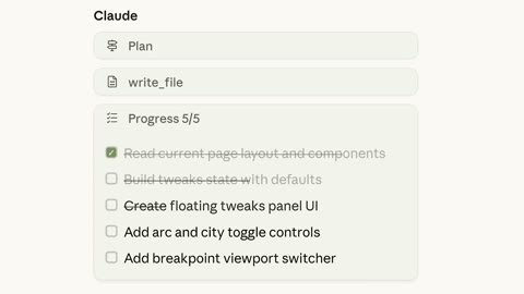 Beat 6: Tweaks prompt