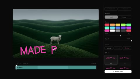 Beat 10: Drag onto video