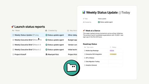 Beat 17: Status reports