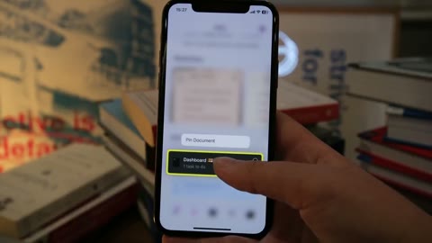 Beat 2: Phone pinned docs