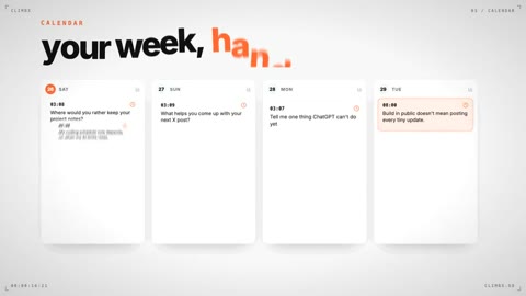 Beat 11: Schedule