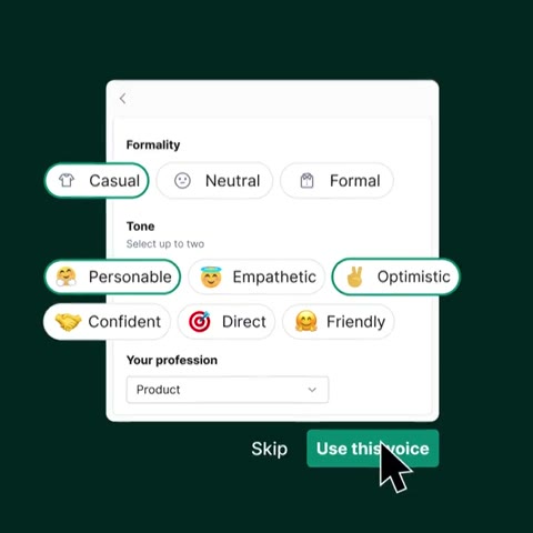 Beat 5: Pick tones
