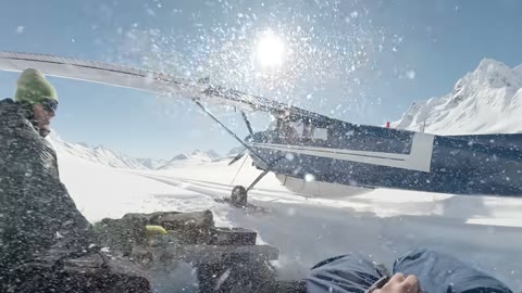 Beat 4: Plane on glacier