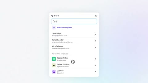 Beat 7: Recipient search
