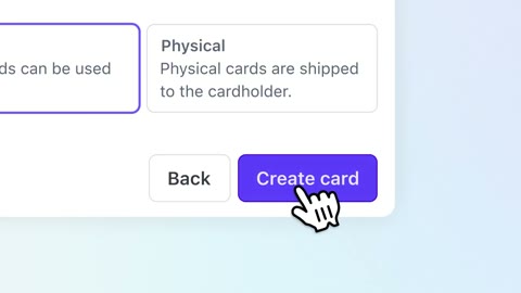 Beat 17: Create card form