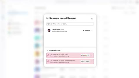 Beat 12: Bring your agent