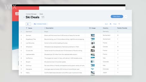 Beat 8: Ski site and database