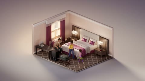 Beat 2: Isometric room