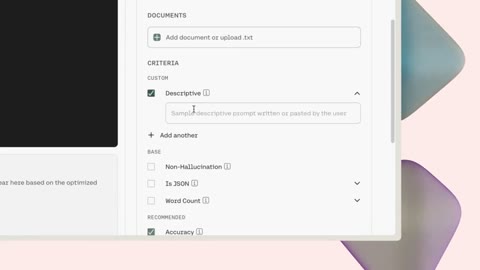 Beat 8: Scroll to criteria